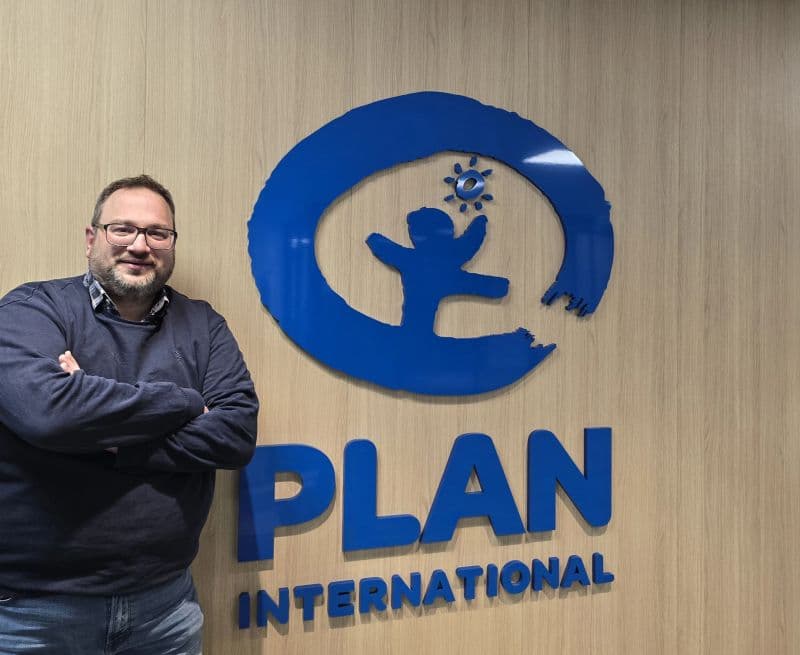 Sven bij Plan International Nederland